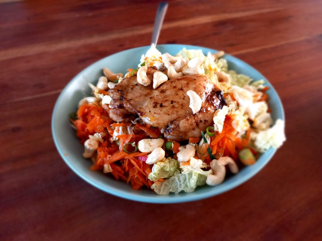 lunch salade met kip